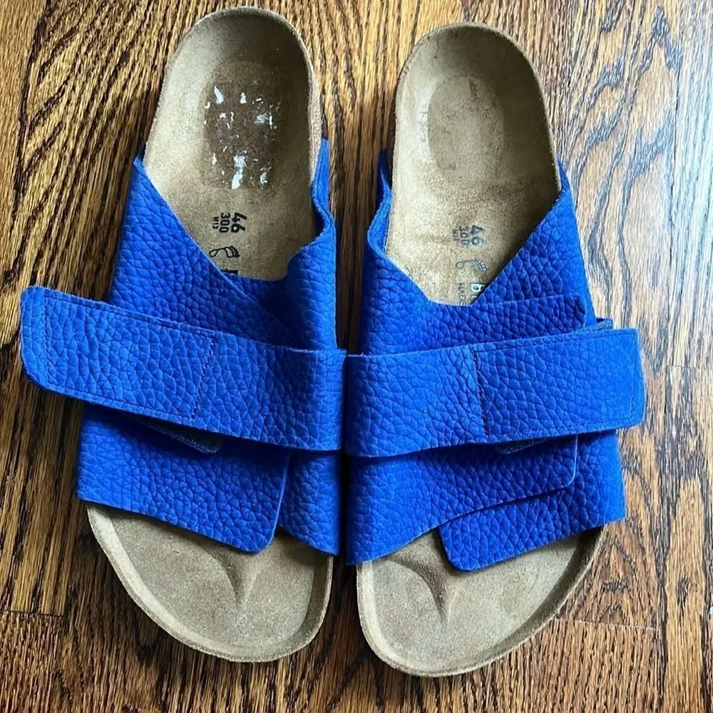 BIRKENSTOCK KYOTO NU DESERT BUCK Size EU 46 Royal Blue